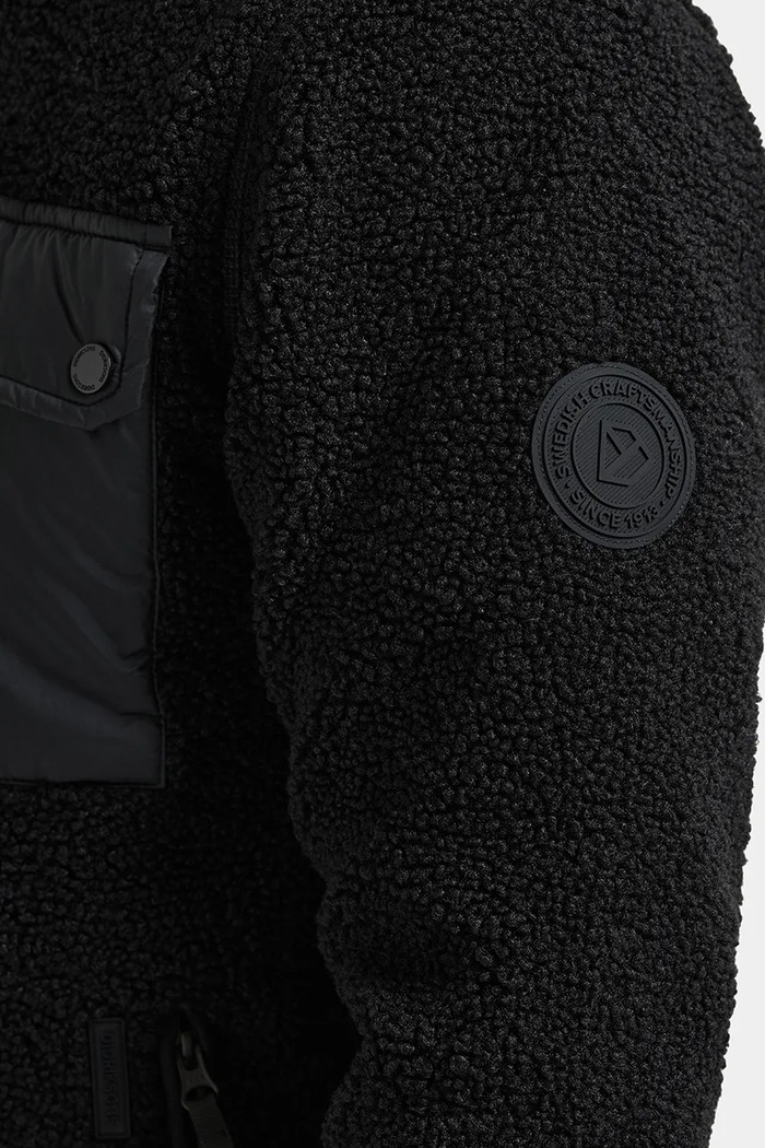 Bluza rozpinana męska polarowa PETER Didriksons czarny 506361