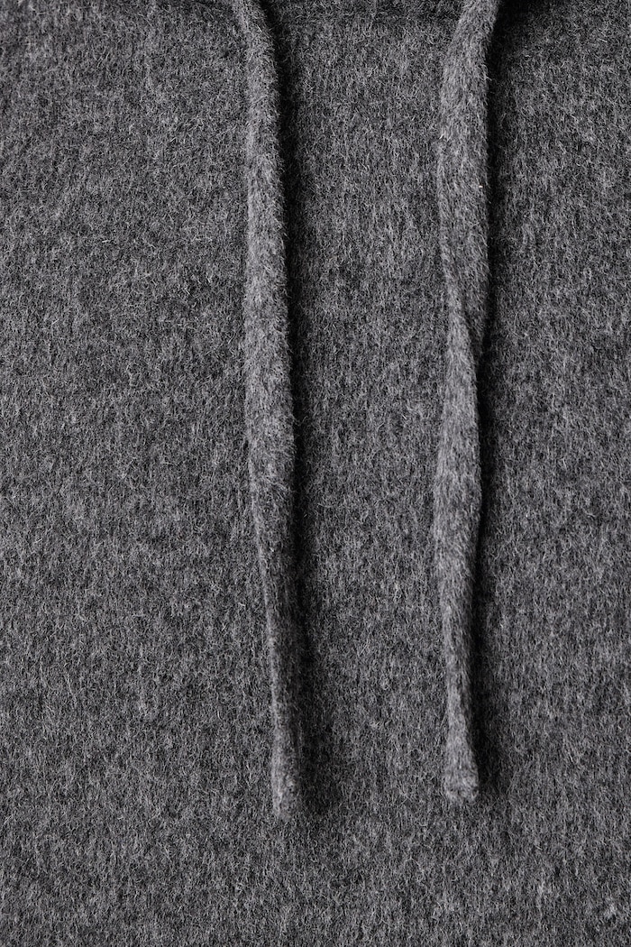 Bluza z kapturem męska wełniana BERRY Officine Generale szary W26MOVS072