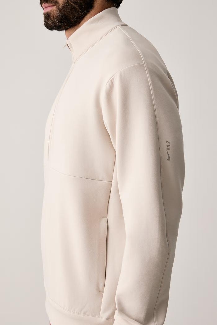 Bluza treningowa męska 24.7 Impossibly Soft Dri-FIT Nike HQ6953.104 beżowy