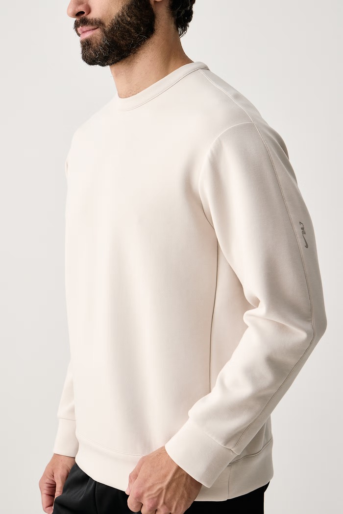 Odzież Nike Bluza treningowa męska z modalem 24.7 Impossibly Soft Dri-FIT HQ6964.104 beżowy