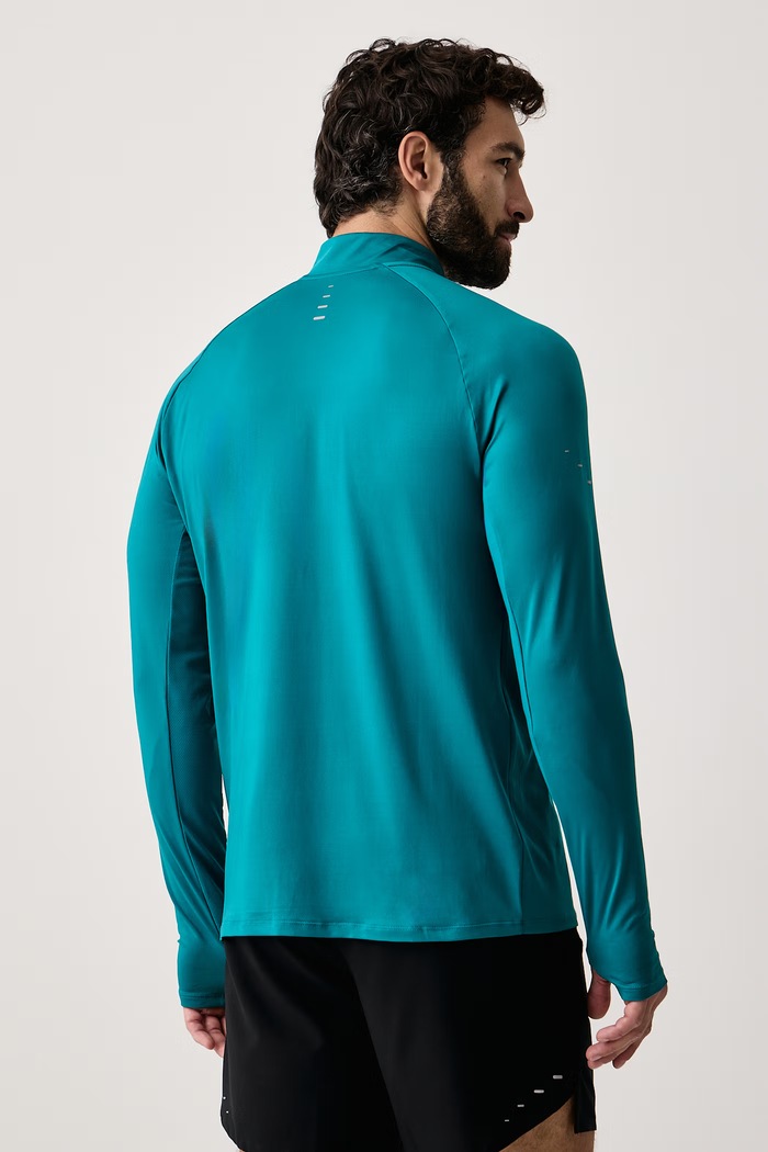 Odzież Nike Longsleeve do biegania męski Stride Dri-FIT HV2180.372 turkusowy