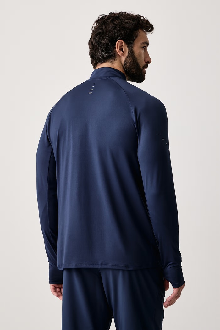 Odzież Nike Longsleeve do biegania męski Stride Dri-FIT HV2180.410 granatowy