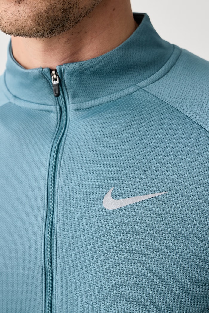 Bluza treningowa męska Miler Dri-FIT Nike niebieski IF2084.008