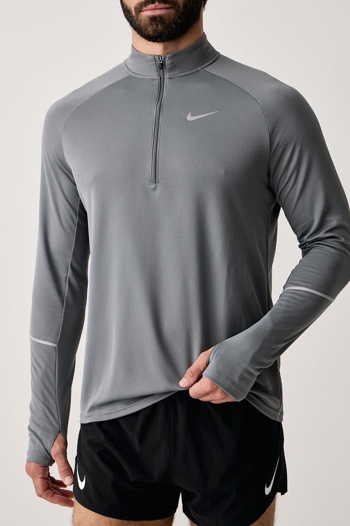 Bluza sportowa męska Miler Dri-FIT Nike IF2084.084 szary