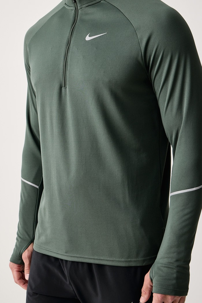 Odzież Nike Bluza sportowa męska Miler Dri-FIT IF2084.303 zielony