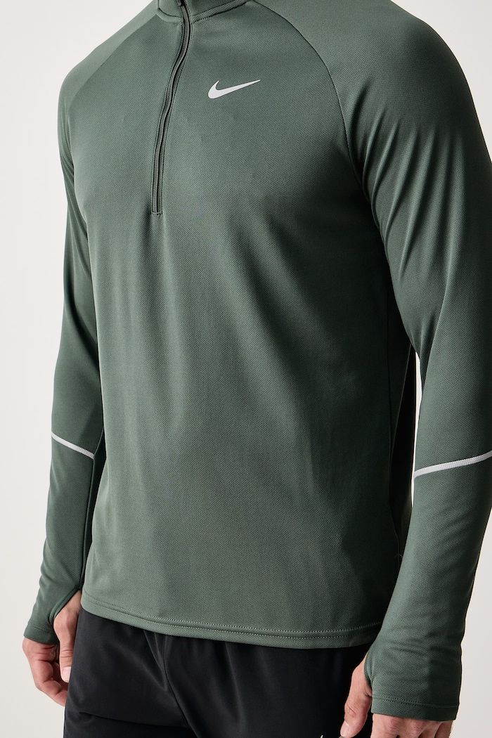 Odzież Nike Bluza sportowa męska Miler Dri-FIT IF2084.303 zielony