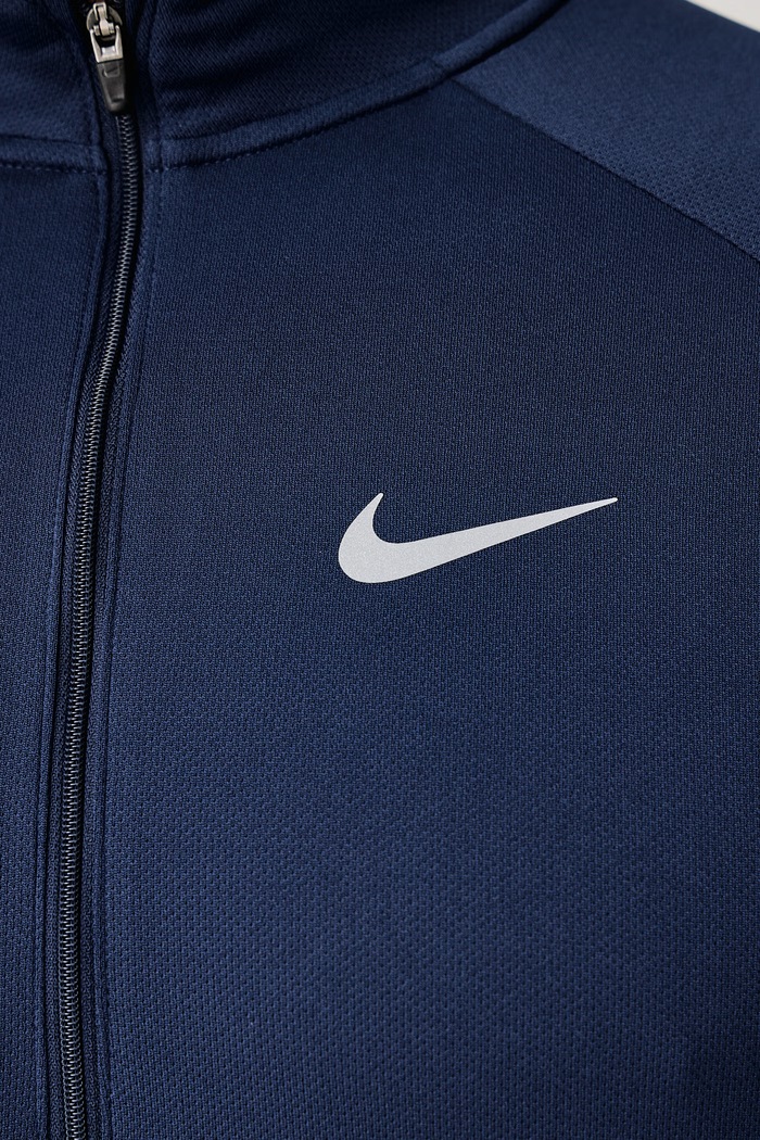 Longsleeve do biegania męski Miler Dri-FIT Nike granatowy IF2084.410
