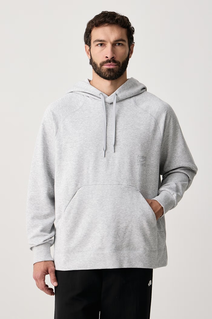 Nike Bluza z kapturem męska z bawełną N.A.C. Dri-FIT szary IM3609.077
