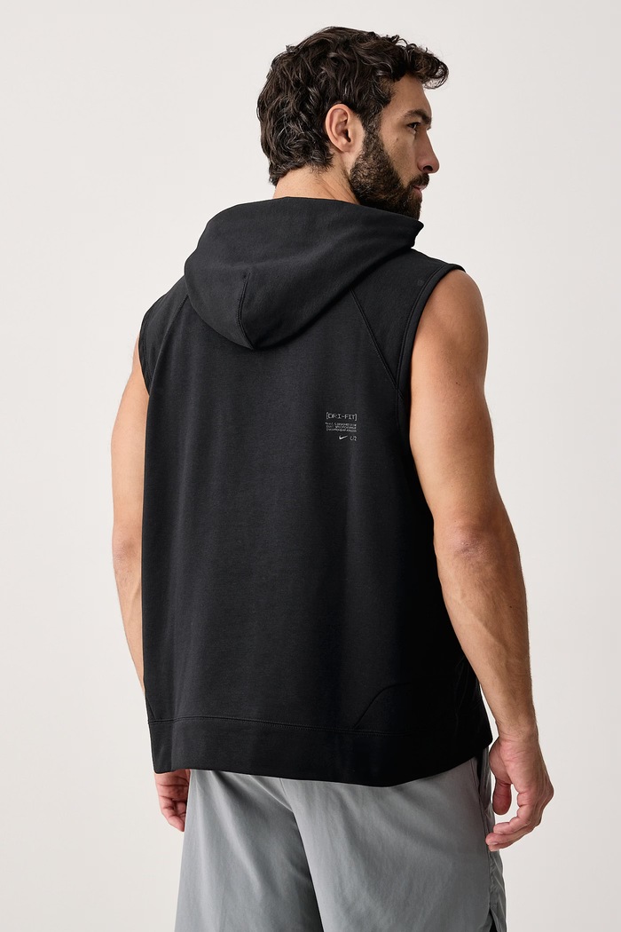 Odzież Nike Bluza sportowa męska z bawełną N.A.C. Dri-FIT IQ5551.010 czarny