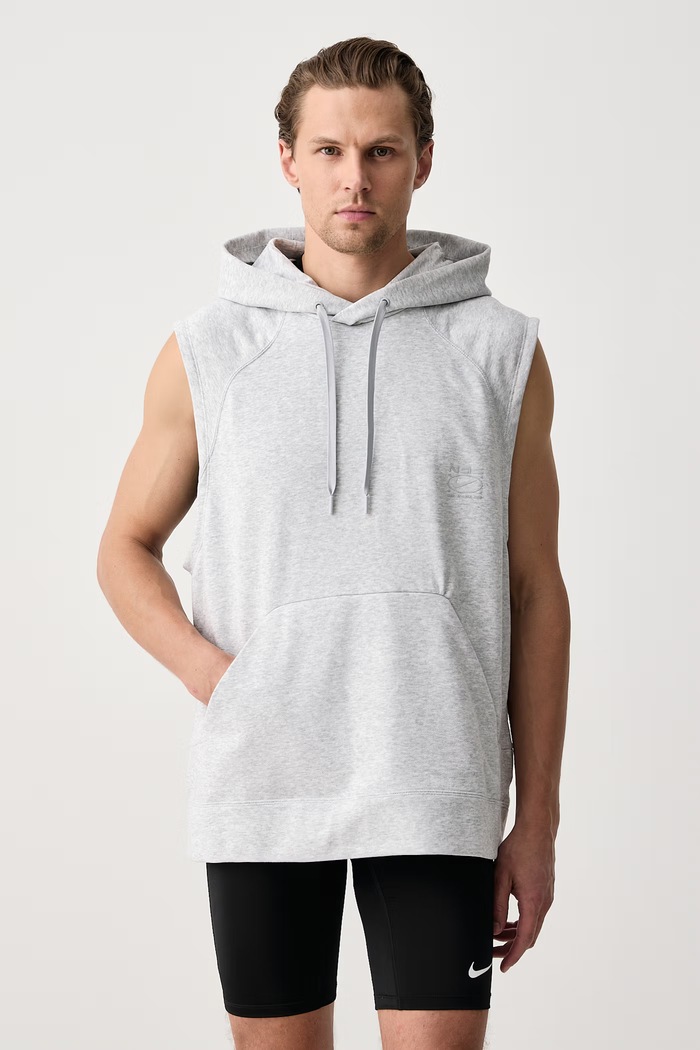 Nike Bluza bez rękawów męska z bawełną N.A.C. Dri-FIT szary IQ5551.077