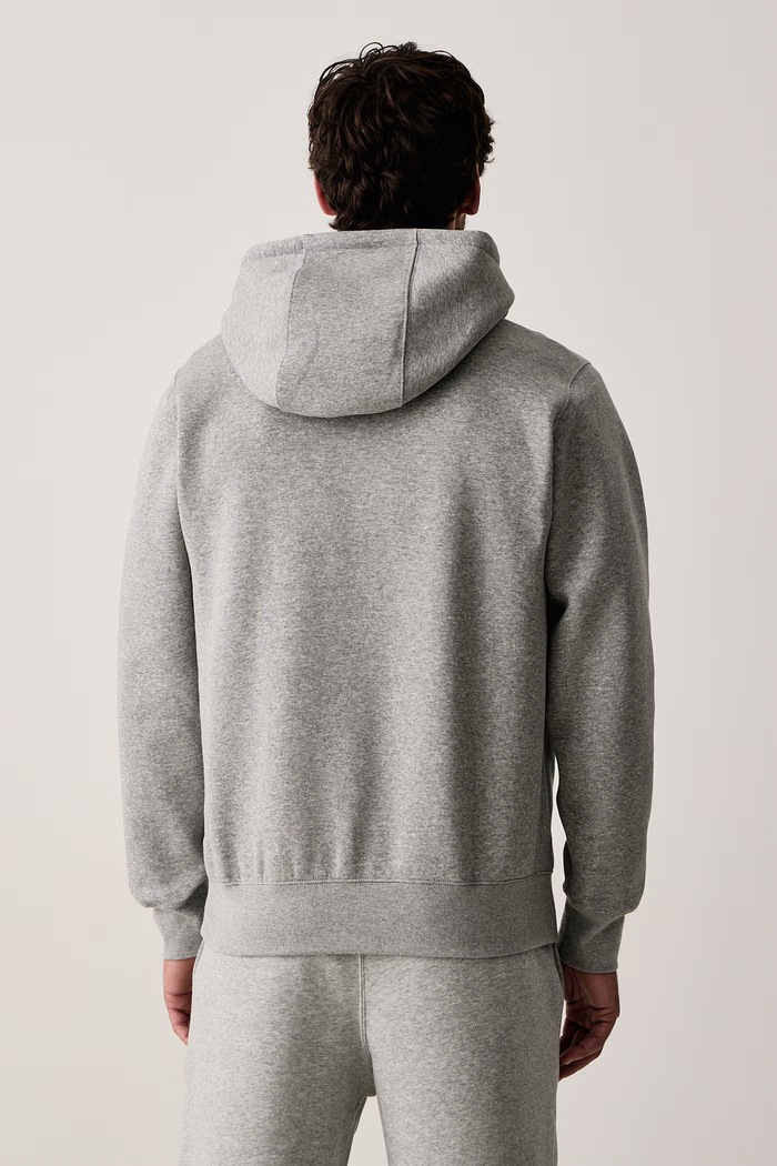 Odzież Nike Sportswear Bluza z kapturem męska z bawełną Club FN3859.063 szary