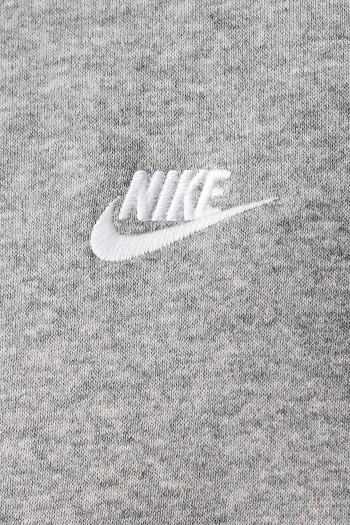 Bluza z kapturem męska z bawełną Club Nike Sportswear szary FN3859.063