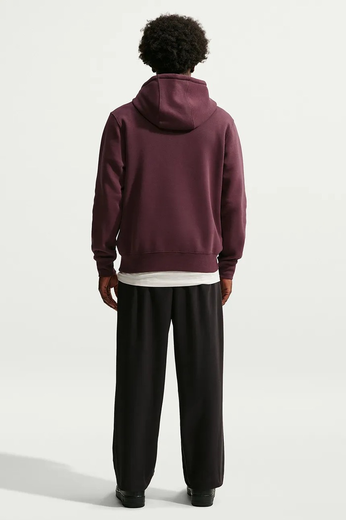Nike Sportswear Bluza z kapturem męska z bawełną Club FN3859.652 bordowy AW26
