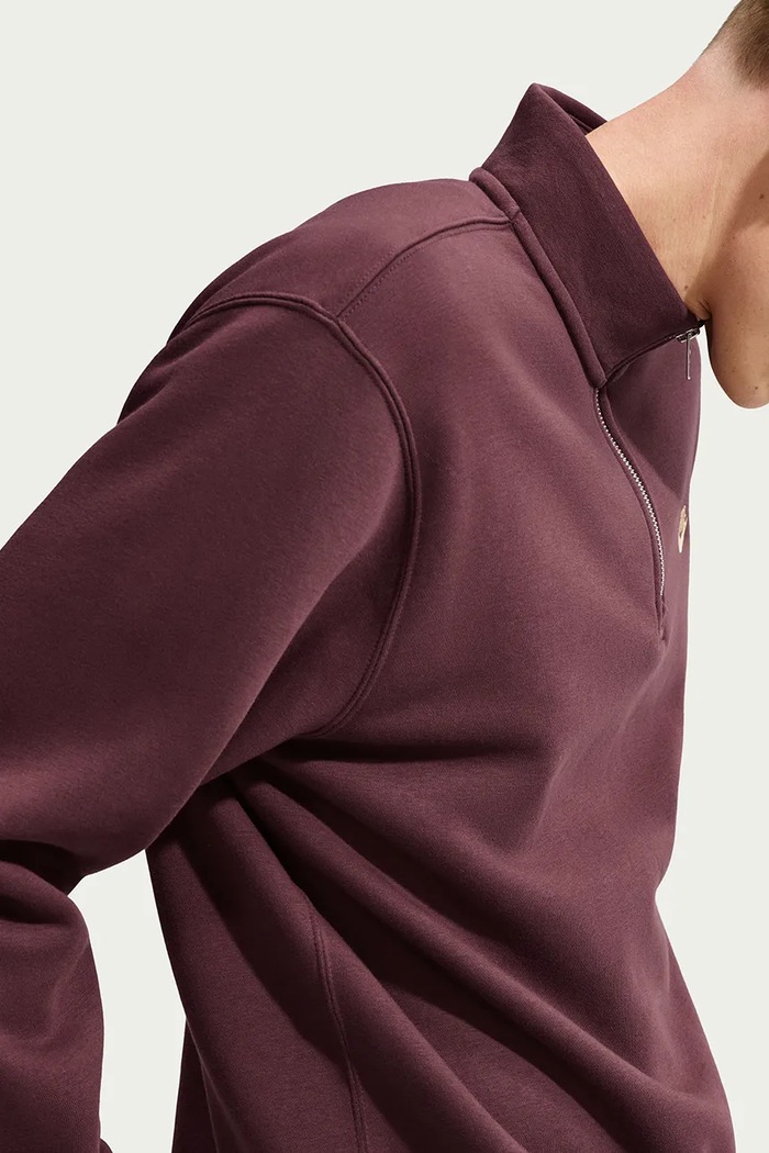 Bluza męska z bawełną Club Nike Sportswear bordowy FN3864.652