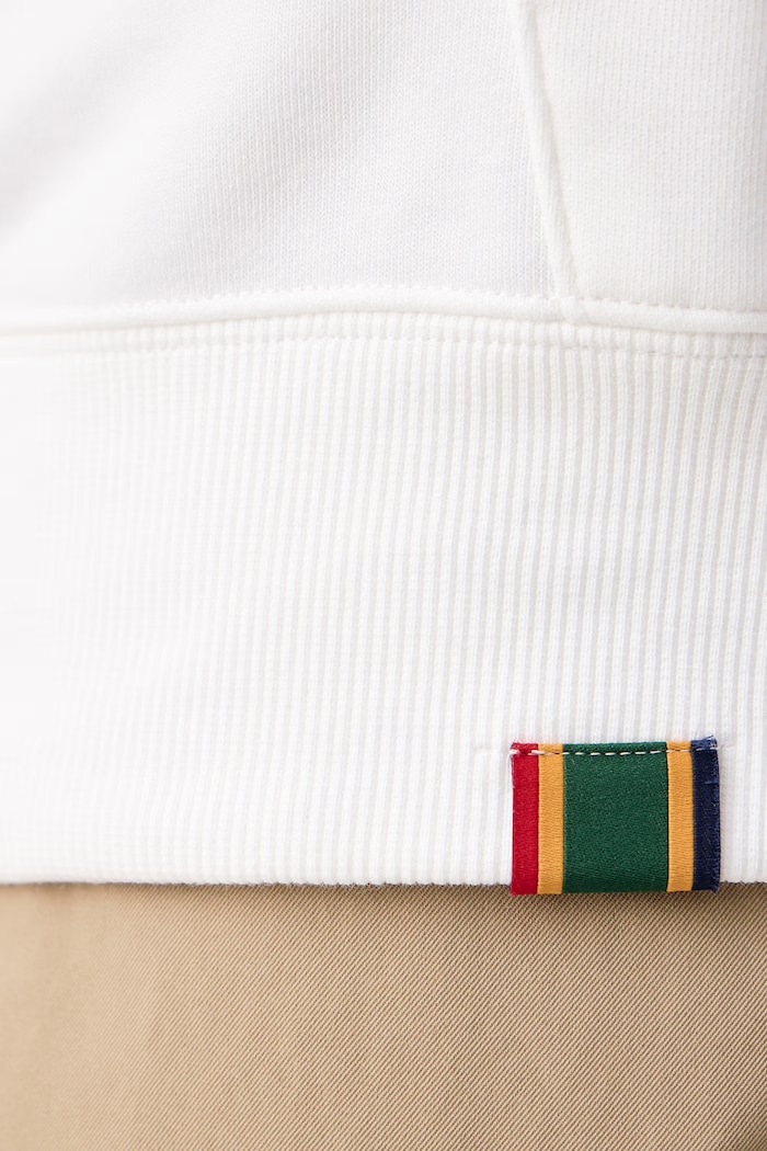 Bluza sportowa męska z bawełną NikeCourt Heritage Dri-FIT Nike Sportswear biały HM6759.100