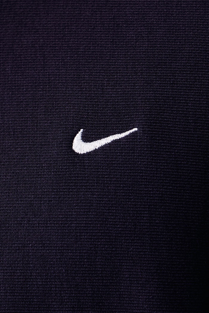 Кофта с капюшоном мужская хлопковая Solo Swoosh Nike Sportswear фиолетовой HV1082.525