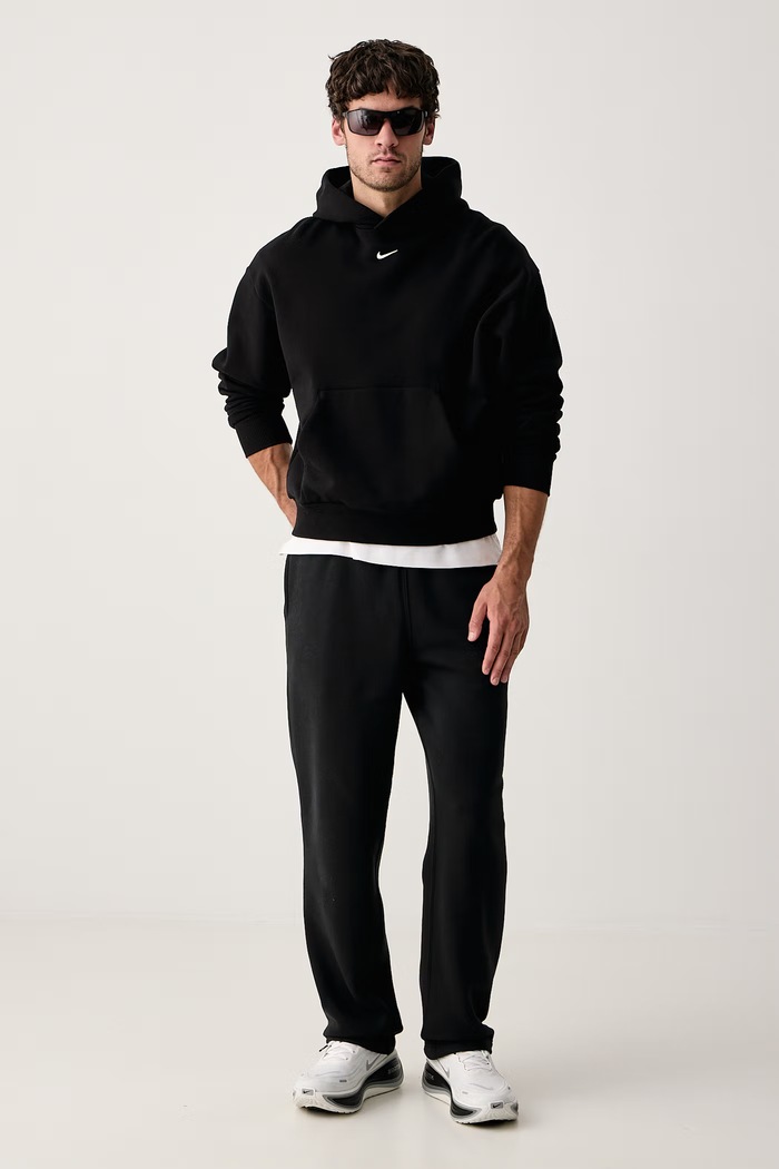 Nike Sportswear Bluza z kapturem męska z bawełną Solo Fleece IX1926.001 czarny AW26