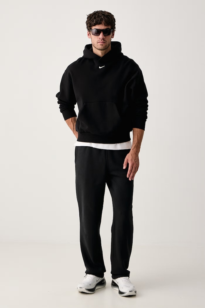 Nike Sportswear Bluza z kapturem męska z bawełną Solo Fleece IX1926.001 czarny AW26
