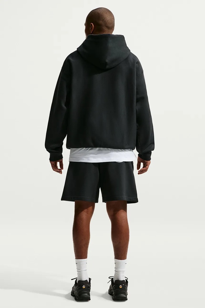 Nike Sportswear Bluza rozpinana z kapturem męska z bawełną Solo Swoosh HV1084.010 czarny AW26