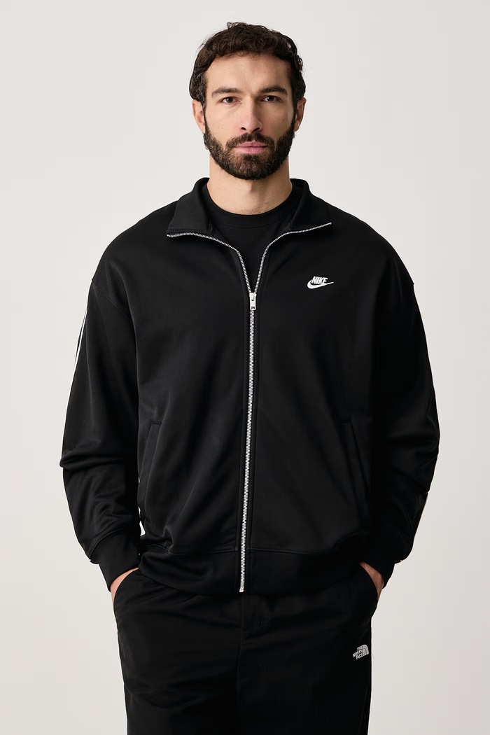 Nike Sportswear Bluza rozpinana męska z bawełną Club czarny HV1417.010