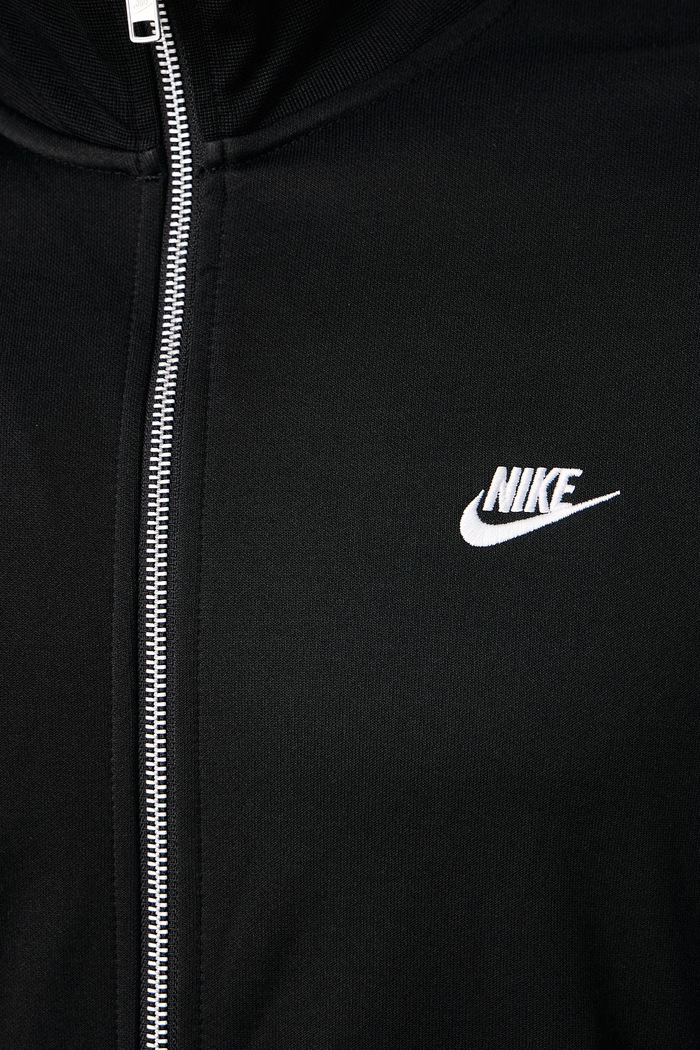 Bluza rozpinana męska z bawełną Club Nike Sportswear czarny HV1417.010