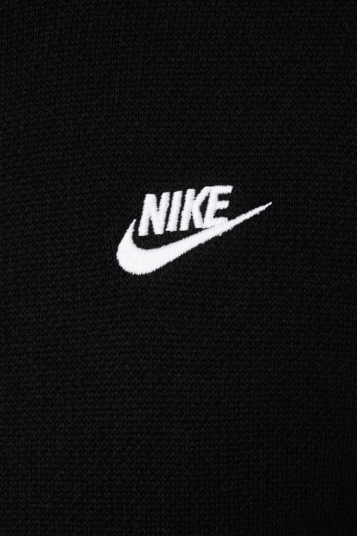 Sweter rozpinany męski z bawełną Club Nike Sportswear czarny II1184.010
