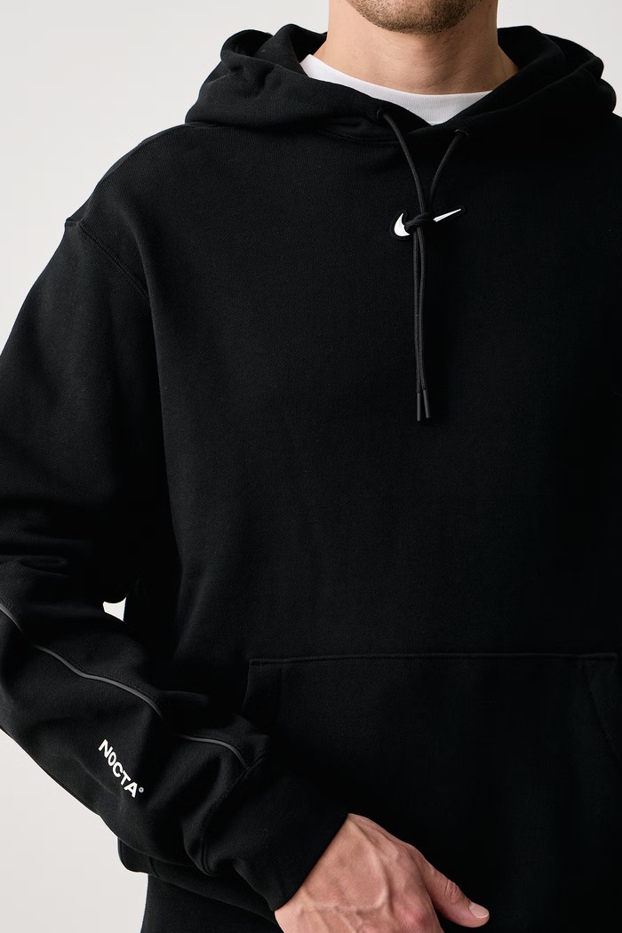 NOCTA bluza z kapturem z bawełną męska Nike Sportswear HM5762.010 czarny