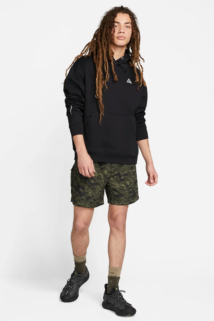 Odzież Nike ACG: All Conditions Gear Bluza z kapturem męska z bawełną ACG Tuff Fleece DZ3392.010 czarny