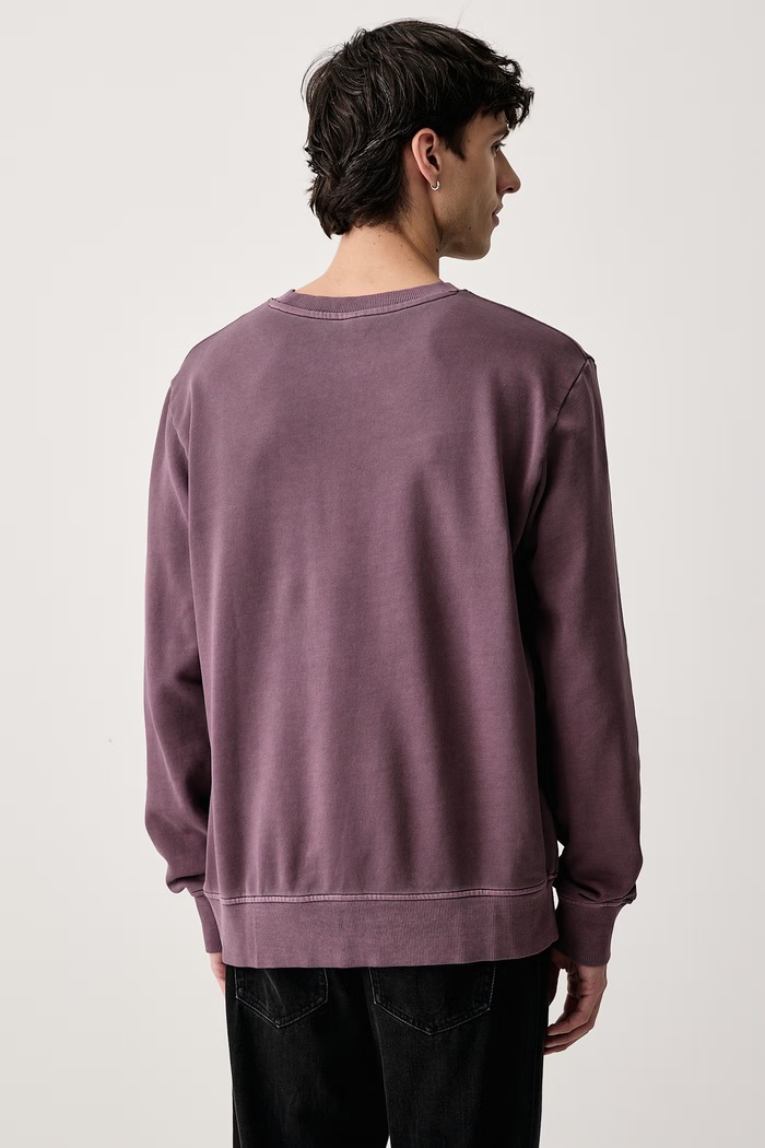 Odzież G-Star Bluza męska bawełniana Logo r sw D29529.E776 fioletowy