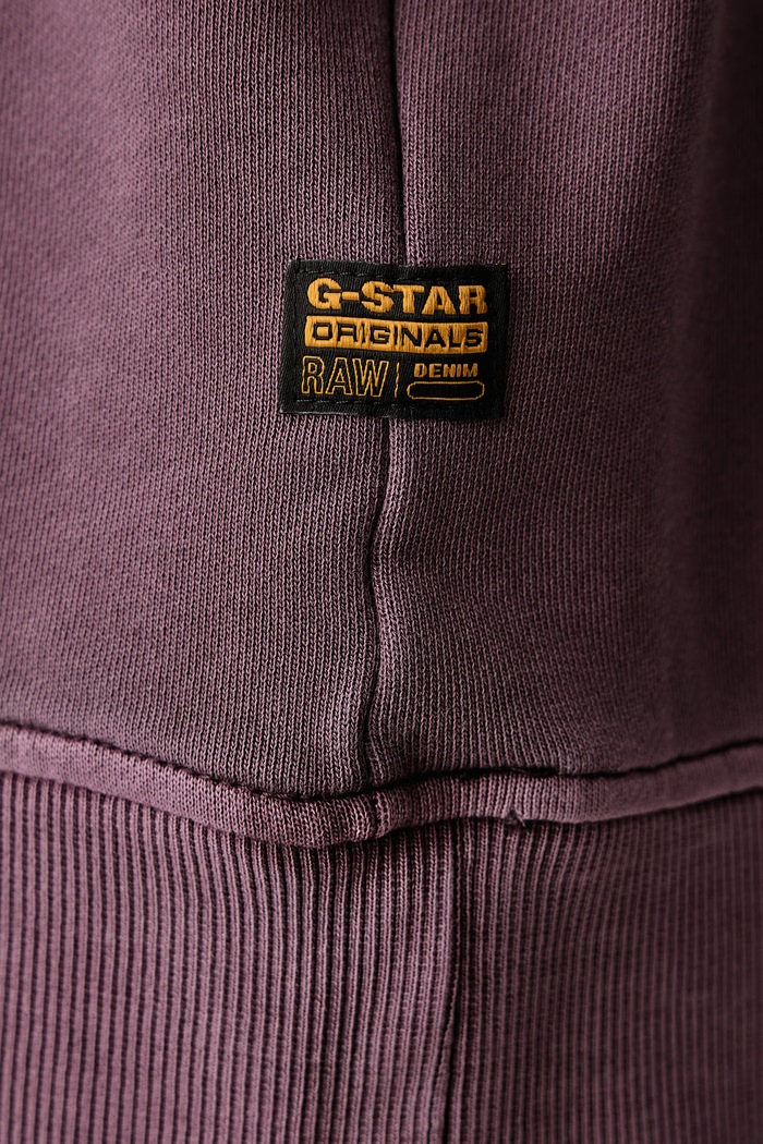 Bluza męska bawełniana Logo r sw G-Star fioletowy D29529.E776