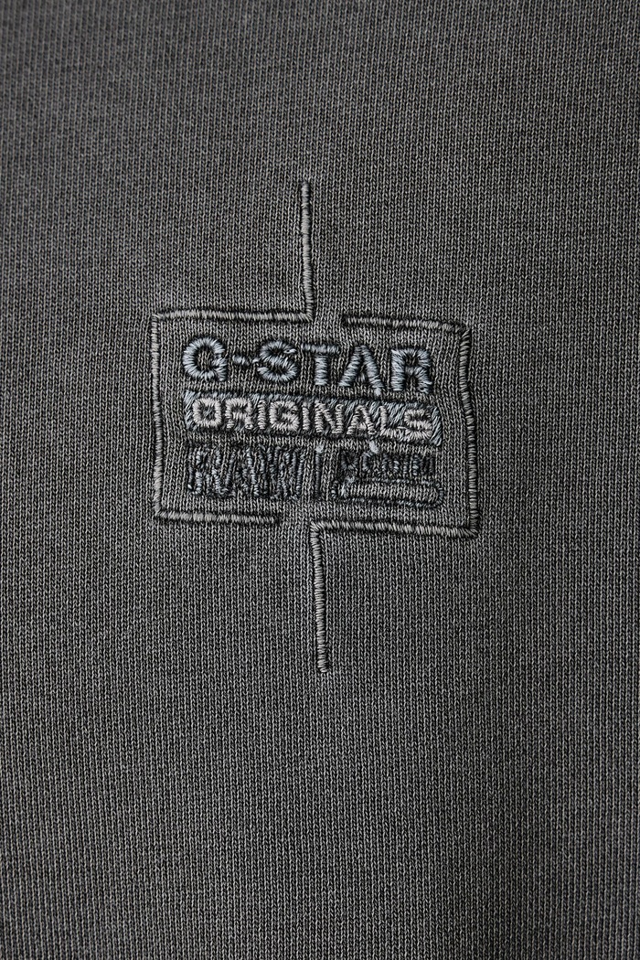 Bluza męska bawełniana Logo overdyed r G-Star szary D28802.E453