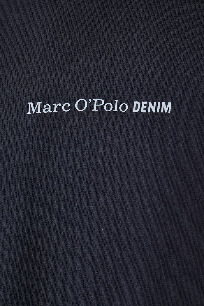 Bluza z kapturem męska bawełniana Marc O'Polo granatowy 5000007848