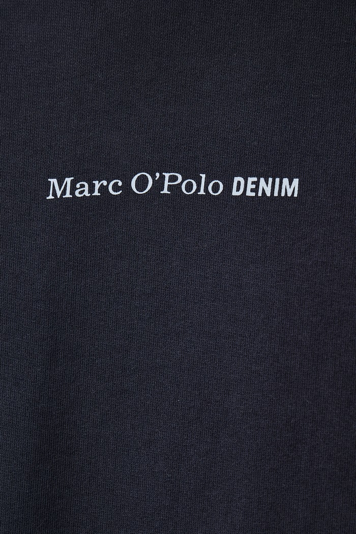 Bluza z kapturem męska bawełniana Marc O'Polo granatowy 5000007848