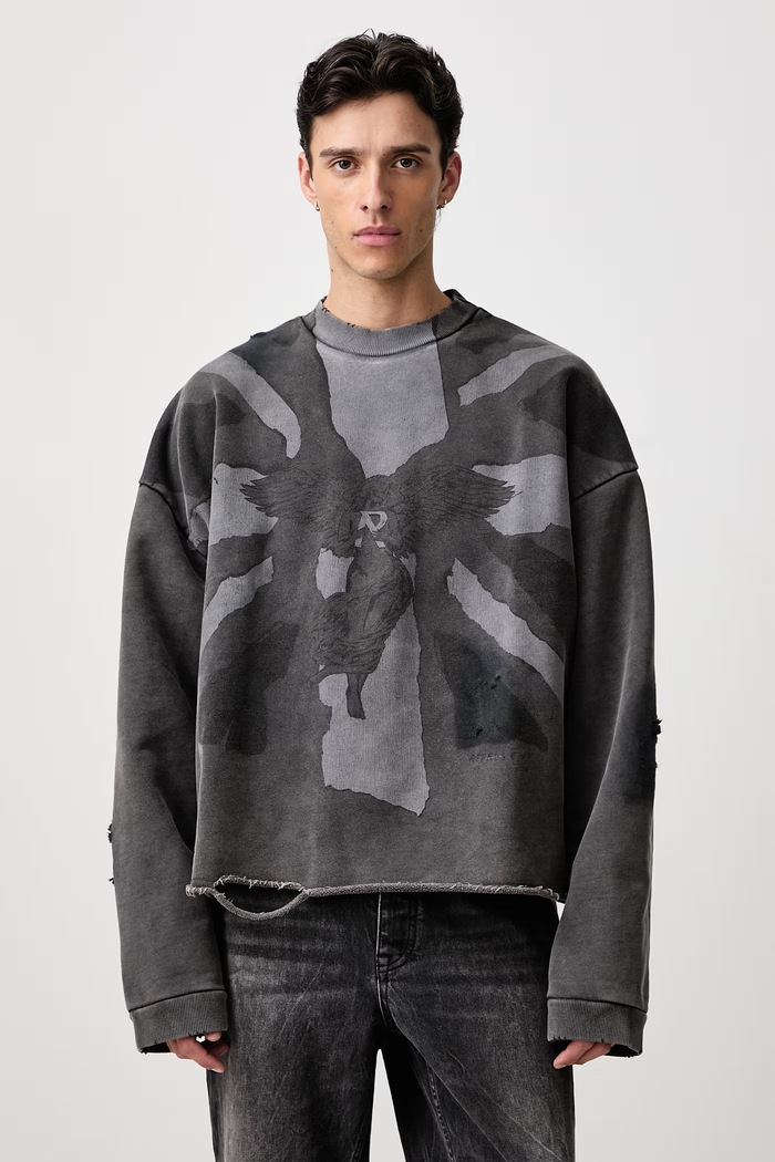 Represent Sweatshirt cotton Men's black MLM101066