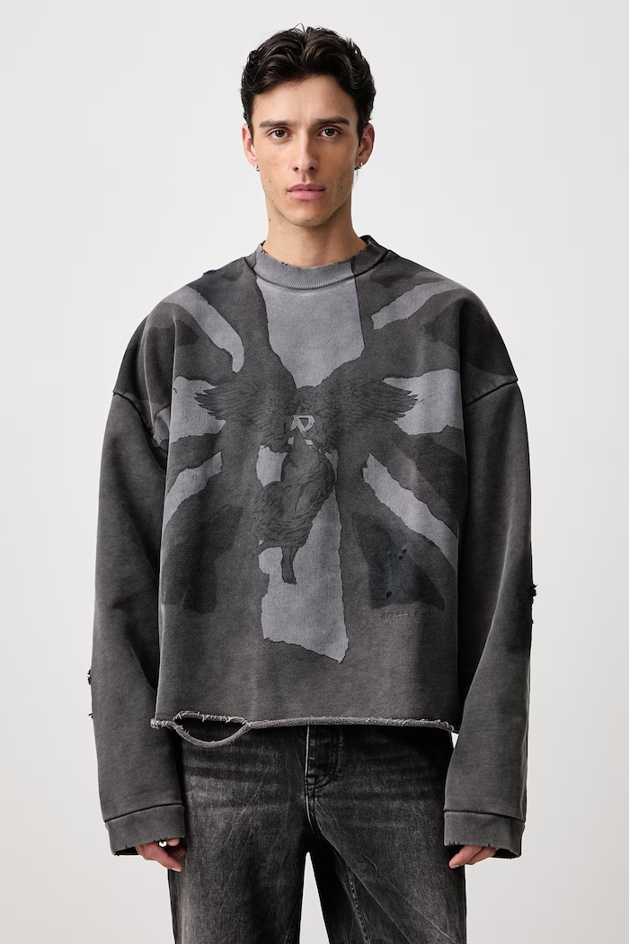 Represent Sweatshirt cotton Men's black MLM101066
