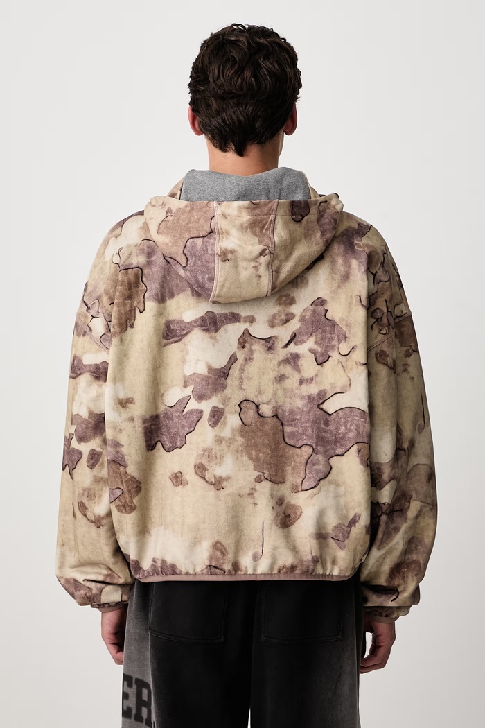 Odzież Represent Bluza z kapturem bawełniana męska MLM100997 beżowy