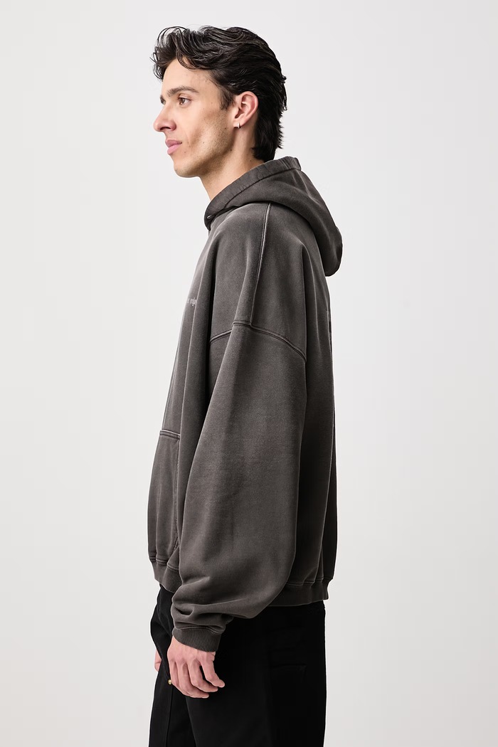 Bluza z kapturem bawełniana męska Represent MLM100902 szary