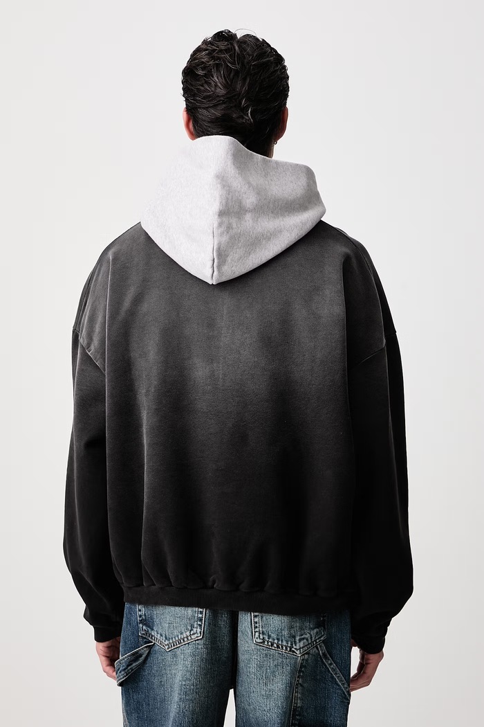Odzież Represent Bluza z kapturem bawełniana męska OCM100104 czarny