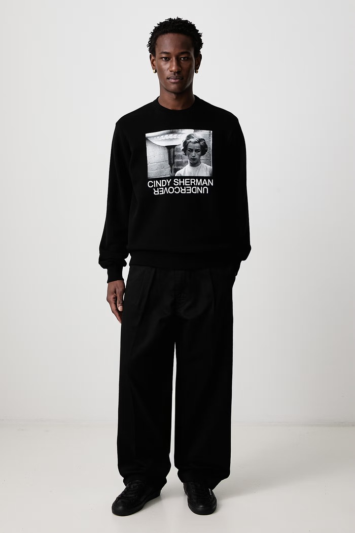 Undercover Bluza bawełniana męska UC2F4815.1 czarny AW26