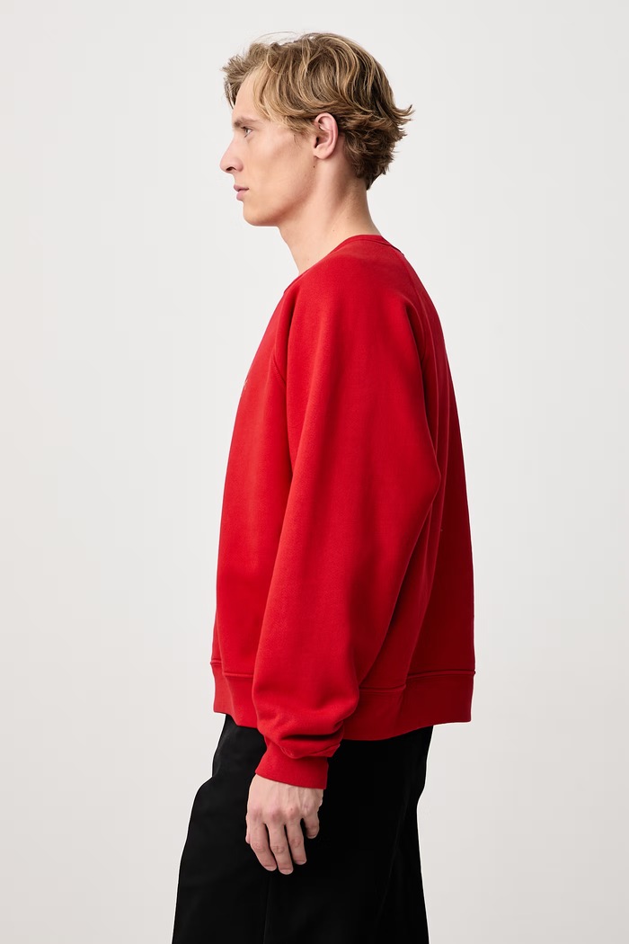DIABLO RAGLAN STANDARD кофта из хлопка для мужчин Willy Chavarria MUJSW021.064N красный
