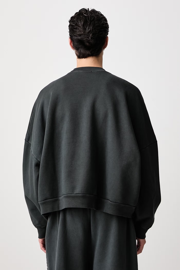 Clothing Willy Chavarria OS CHAVANTINO HOOLIGAN sweatshirt cotton Men's MUJSW011.064N black
