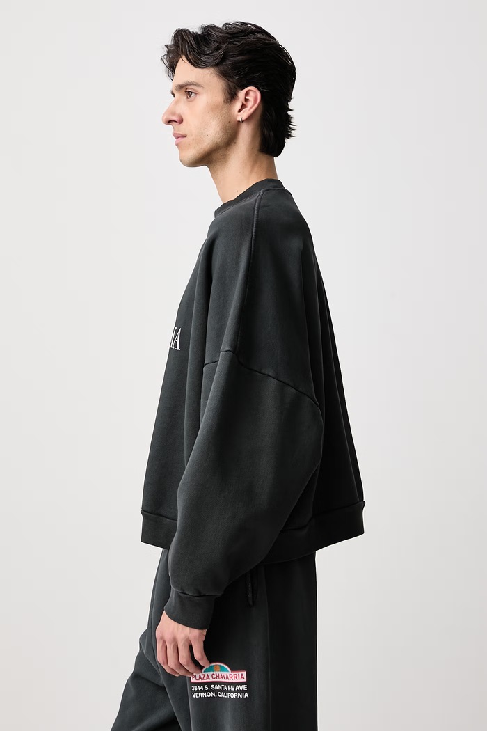 OS CHAVANTINO HOOLIGAN sweatshirt cotton Men's Willy Chavarria MUJSW011.064N black