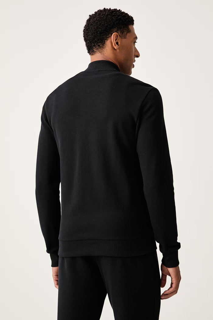 Odzież Emporio Armani Underwear Bluza lounge męska z bawełną EM001386.AF25028 czarny