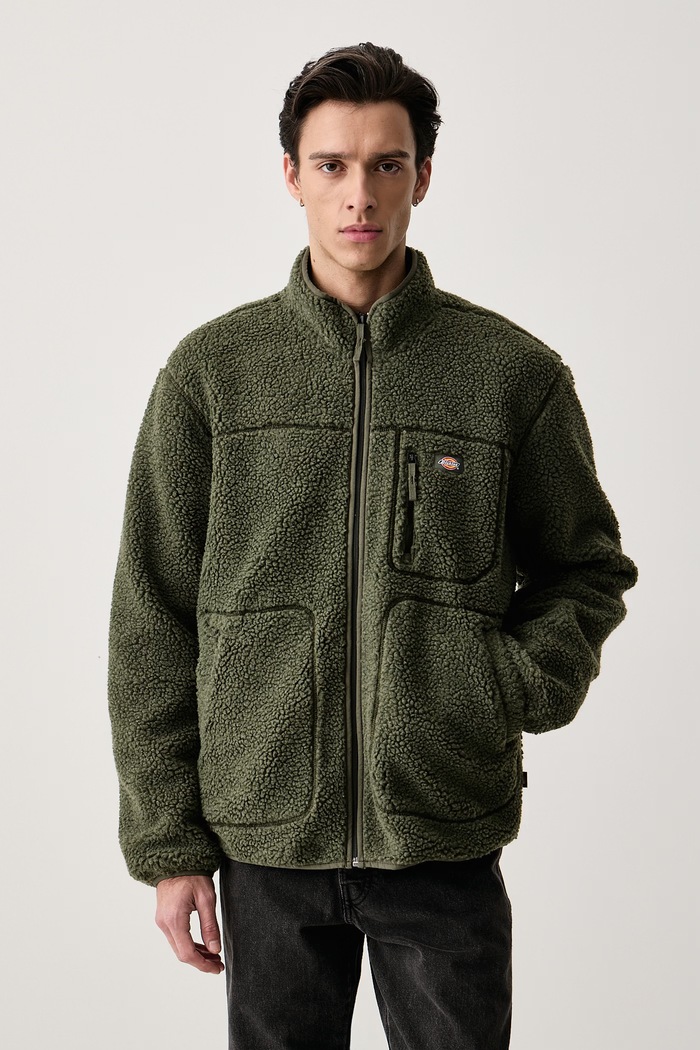 Dickies Bluza rozpinana męska polarowa zielony DK0A4YEEL951
