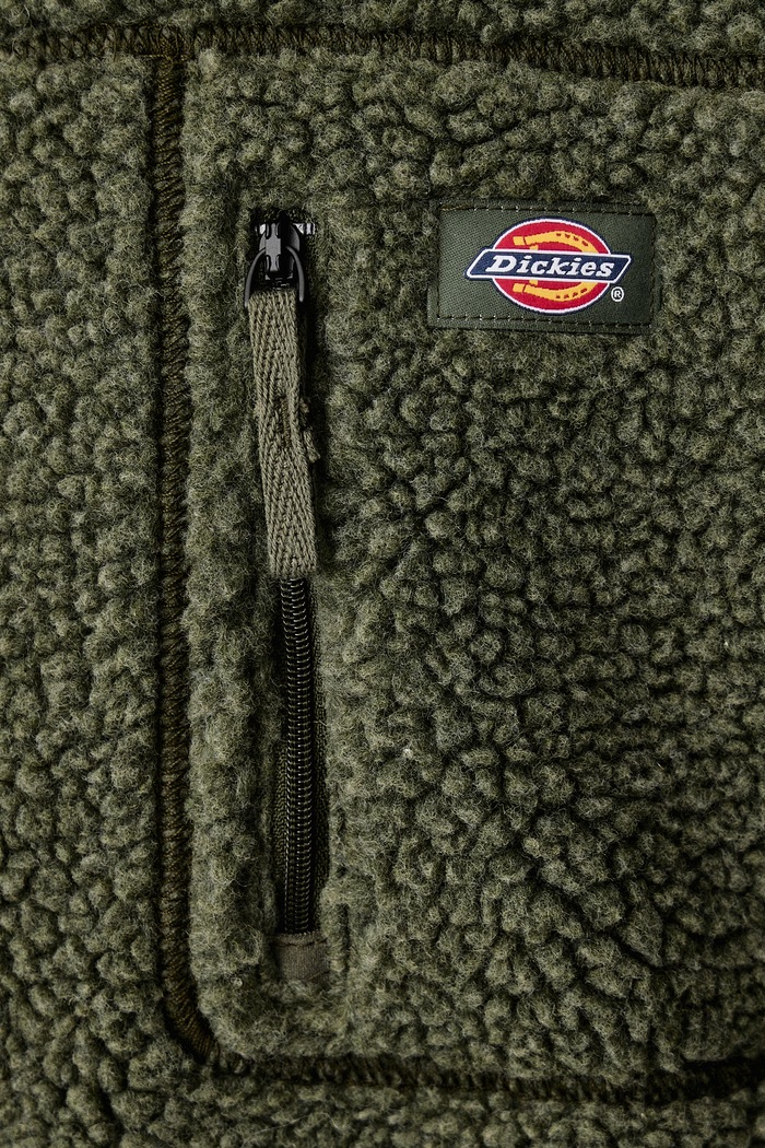 Bluza rozpinana męska polarowa Dickies zielony DK0A4YEEL951