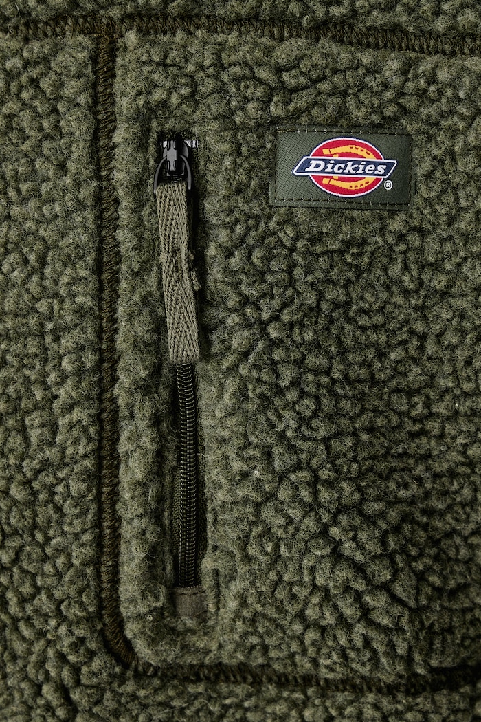 Bluza rozpinana męska polarowa Dickies zielony DK0A4YEEL951