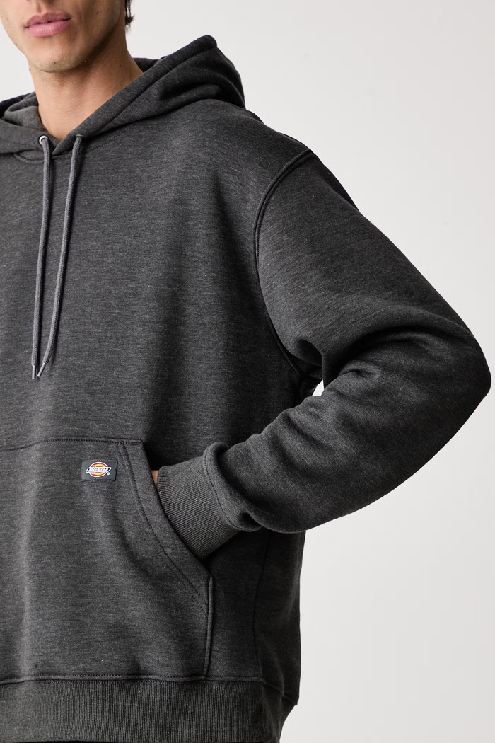 Bluza z kapturem męska z bawełną Dickies DK0A4YT6IYD1 szary