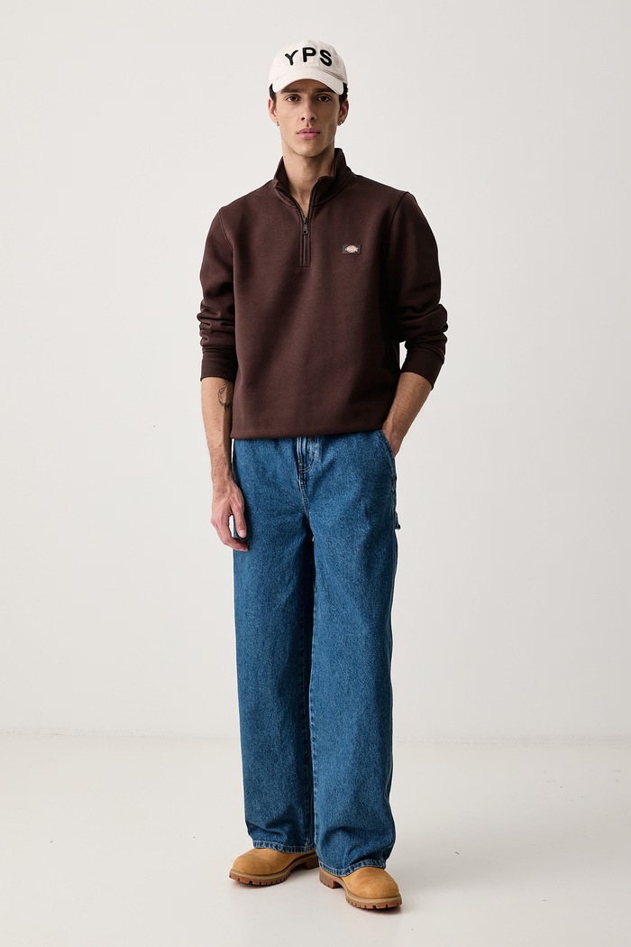 Dickies Bluza męska z bawełną DK0A4XD4CBX1 brązowy AW26