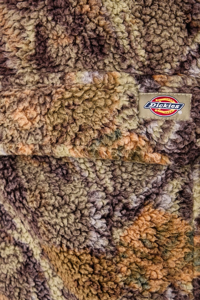 Bluza rozpinana męska polarowa Dickies brązowy DK0A8D38CF01