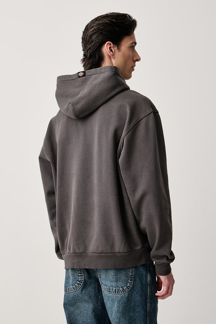 Odzież Dickies Bluza z kapturem męska z bawełną DK0A8CHYBLK1 szary